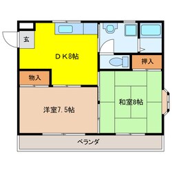 クインハイツの物件間取画像